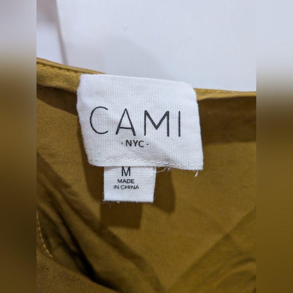 CAMI NYC The Axel Cami In Chartreuse Silk | Medium - Picture 4 of 6